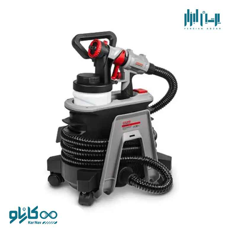 پیستوله رنگ پاش برقی 1200 وات خرطومی چرخ دار 900 میلی متر کرون کد CT31015