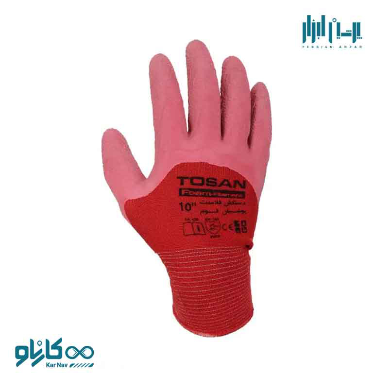 دستکش صنعتی فلامنت فوم ساختمانی توسن کد TDP-F10