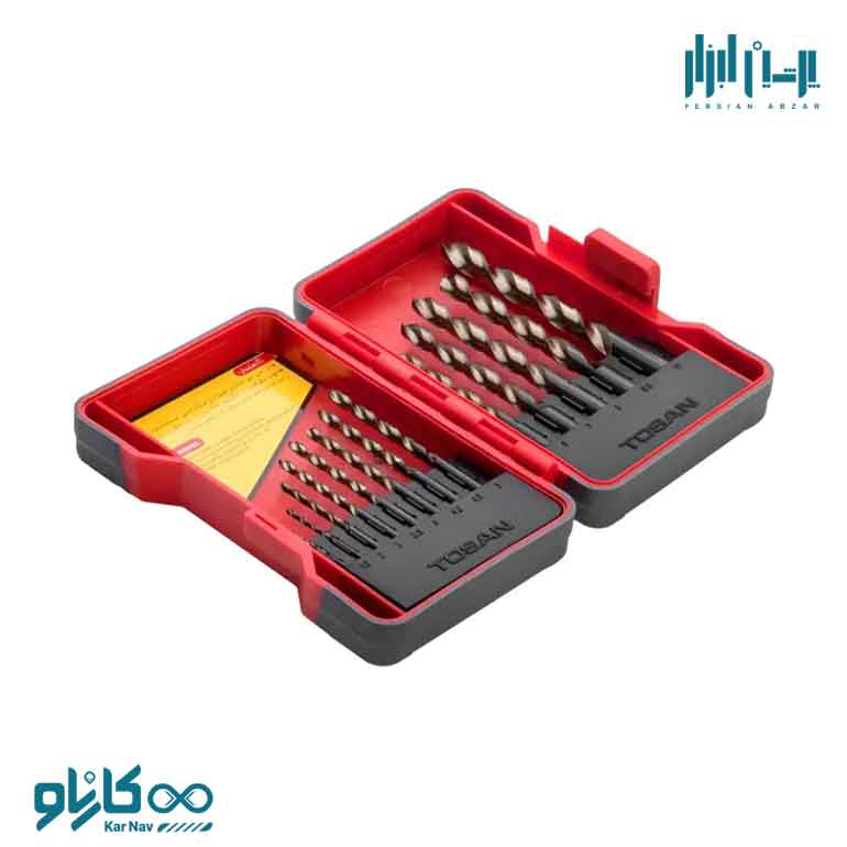 ست مته 13 عددی  HSS 5% COBALT توسن کد HSS-13