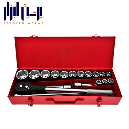 تصویر از جعبه بکس 19 پارچه درایو 3/4 اینچ توسن کد T3454-19M ساخت تایوان