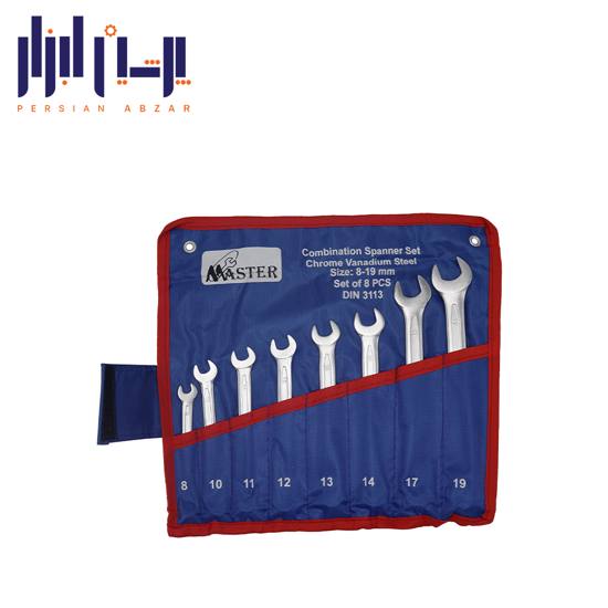 تصویر از آچار ست 8 عددی سه دایره 1050 برند مستر