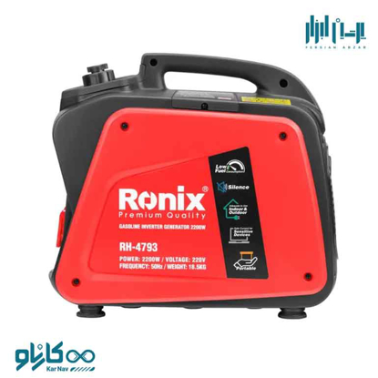 تصویر از موتور برق بنزینی سایلنت 2200 وات رونیکس- کد RH4793