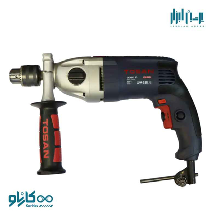 تصویر از دریل 13 میلی متر چکشی گیربکسی توسن - 0081D Plus