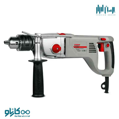 تصویر از دریل گیربکسی 16 میلی متر 1200 وات کله فلزی کرون- کد CT10120