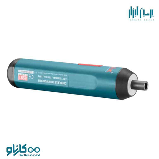 تصویر از پیچ گوشتی شارژِی الکترونیک همراه با کیف برزنتی رونیکس کد 8591