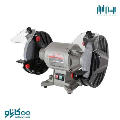 تصویر از چرخ سنباده سنگ رومیزی دو طرفه 200 میلی متر 350 وات کرون کد CT13547
