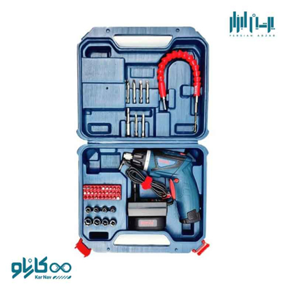 تصویر از کیت پیچ گوشتی شارژی7.2ولت 49پارچه رونیکس کد 8572