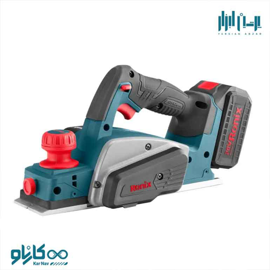 تصویر از رنده نجاری شارژی 20 ولت رونیکس کد 8603