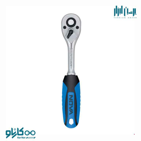 تصویر از دسته جغجغه 1/4 اینچ 72 دندانه 150 میلی متر نوا کد N6401