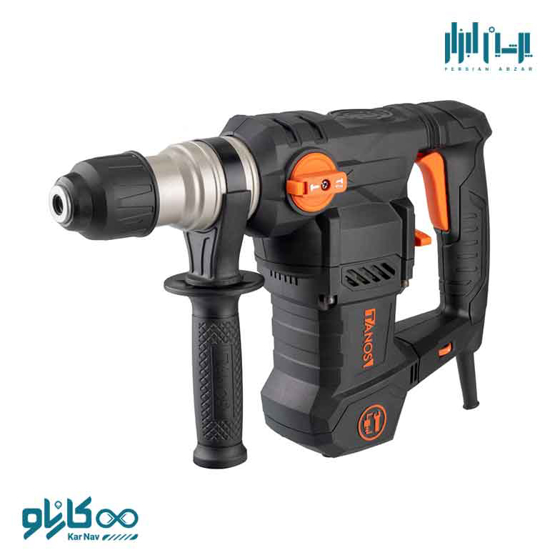 تصویر از بتن کن 40 میلی متر 1200 وات 5 شیار دو حالته چکشی آچاری تانوس کد RH-4012