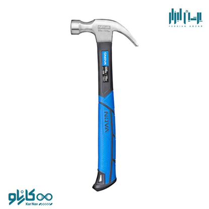 تصویر از چکش دو شاخ 500 گرم با دسته فایبرگلاس نوا کد 6250