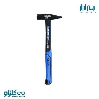 تصویر از چکش مهندسی 200 گرم با دسته فایبرگلاس نوا کد 6202