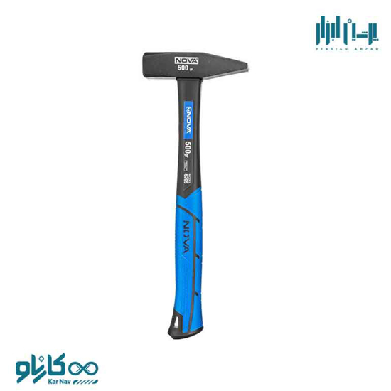 تصویر از چکش مهندسی 500 گرم با دسته فایبرگلاس نوا کد 6205