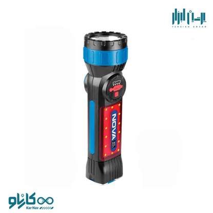 تصویر از چراغ قوه لیتیوم حرفه ای 300 متر Night vision نوا کد 3033