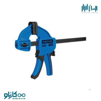 تصویر از گیره دستی فشاری Large فک 85 نوا سایز 6 تا 10 اینچ کد 4076-8