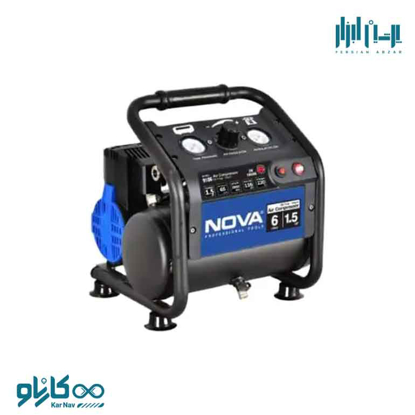 تصویر از کمپرسور سایلنت 6 لیتری نوا کد 9106
