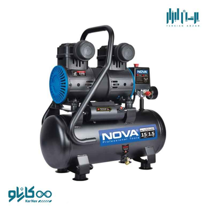تصویر از کمپرسور سایلنت 15 لیتری نوا کد 9115