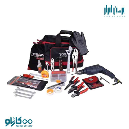 تصویر از کیت ابزار 43 پارچه توسن کد T3501K