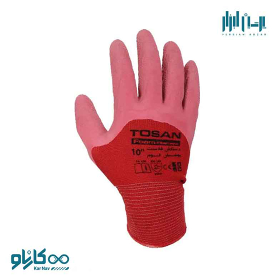 تصویر از دستکش صنعتی فلامنت فوم ساختمانی توسن کد TDP-F10