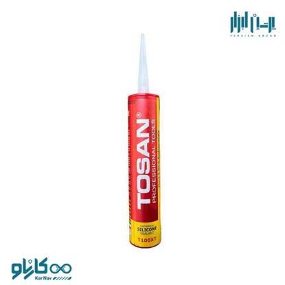 تصویر از چسب سیلیکون شفاف (بی رنگ) توسن کد T100XT