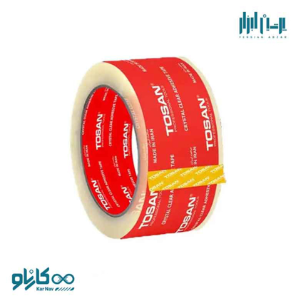 تصویر از چسب کارتون شفاف 40 میکرون 48 میلیمتر توسن کد TAT-40M90Y