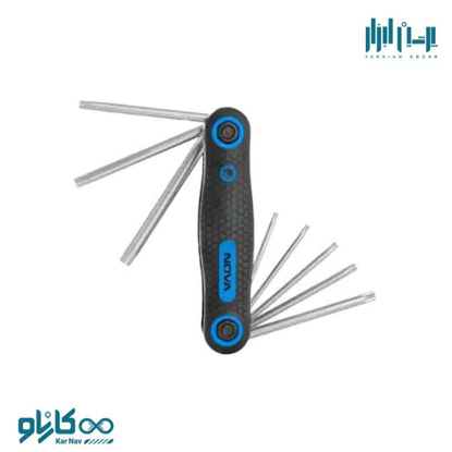 تصویر از آلن چاقویی صنعتی ستاره ای 8 عددی نوا کد 1240