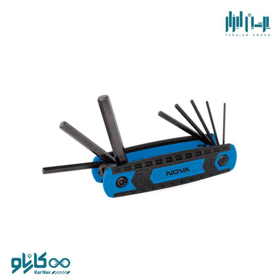 تصویر از آلن چاقویی شش گوش 8 عددی نوا کد 1161