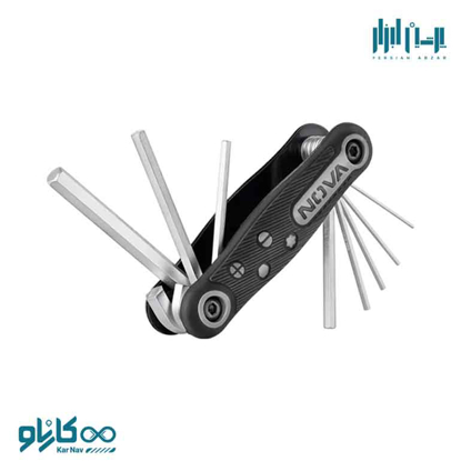 تصویر از آلن چاقویی صنعتی شش گوش 8 عددی نوا کد 1141