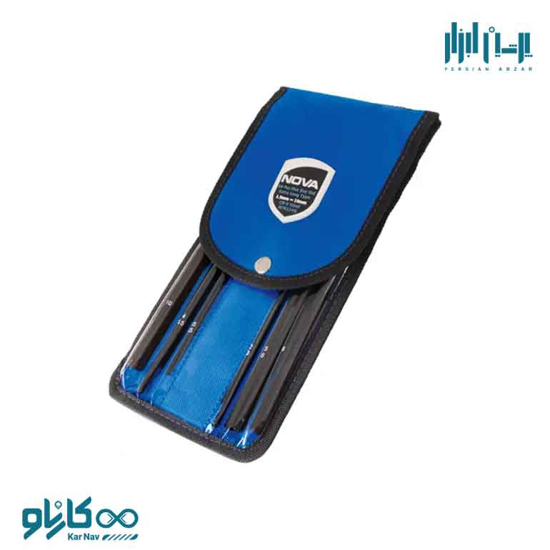 تصویر از ست آلن 6 گوش 10 عددی سایز فوق بلند نوا کد 1146