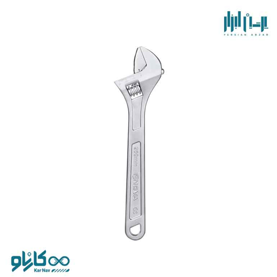 تصویر از آچار فرانسه سفید سایز 6 اینچ نوا کد N3001