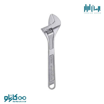 تصویر از آچار فرانسه سفید سایز 15 اینچ نوا کد 3005