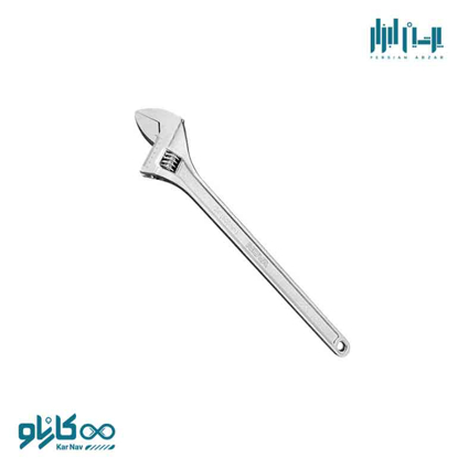 تصویر از آچار فرانسه سفید سایز 24 اینچ نوا کد 3007