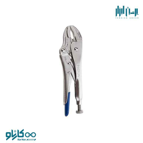 تصویر از انبر قفلی کروم مدل آلمانی 7 اینچ نوا کد 8031