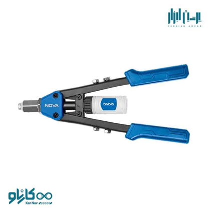 تصویر از انبر پرچ دو دسته صنعتی نوا کد 2013