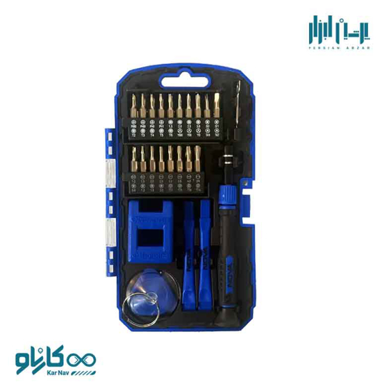 تصویر از ست تعمیر موبایلی 43 پارچه نوا کد 1338