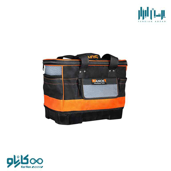 تصویر از کیف ابزار 36 سانتی متری(کف لاستیکی) تانوس کد BAG-13-R