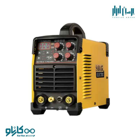 تصویر از تیگ اینورتر DC201-P تکفاز آنالوگ هواخنک پالسی با HF صبا الکتریک کد DC Tig 201-Pulse