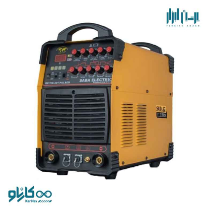 تصویر از تیگ اینورتر 402DC-P سه فاز دیجیتال هواخنک پالسی صبا الکتریک کد Digital DC Tig 402-Pulse