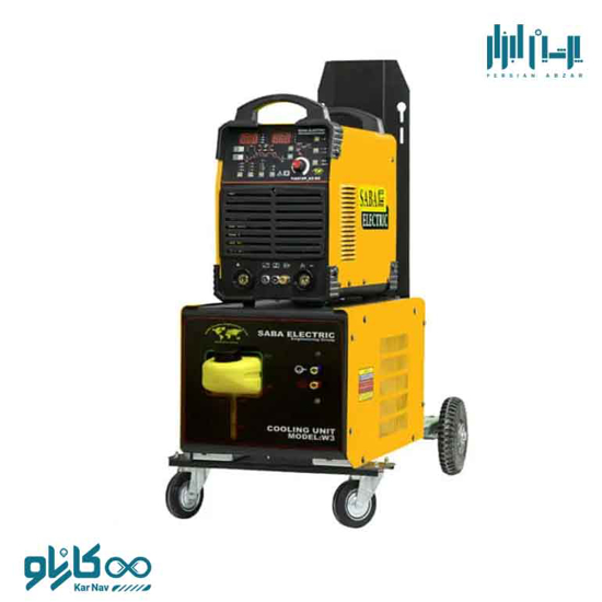 تصویر از تیگ اینورتر 315AC/DC-P  سه فاز دیجیتال آبخنک پالسی صبا الکتریک کد Pulsed TIG 315P  AC/DC WC