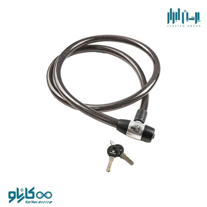 تصویر از قفل بکسلی موتور سیکلت سایز 18*150 سان مکس کد 2418