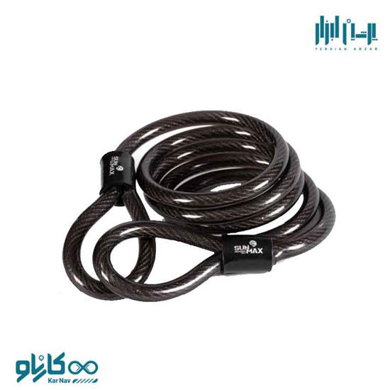 تصویر از کابل موتورسیکلت روکش دار سایز 10*150 سان مکس کد KPS-2032