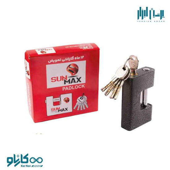 تصویر از قفل کتابی 80 استاتیک سان مکث کد 2680