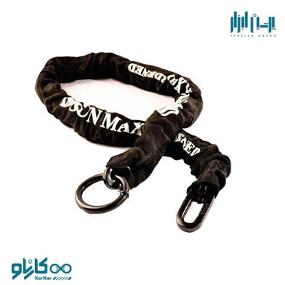 زنجیر فرمان ضدبرش با روکش برزنتی مشکی طول 1/20 سان مکث ، پرشین ابزار ، persianabzar