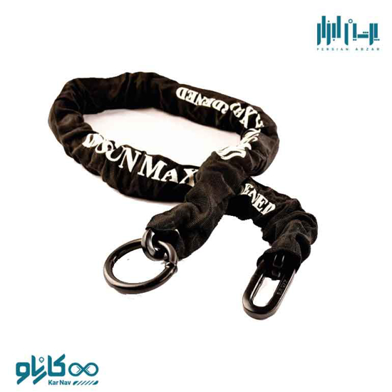 زنجیر فرمان ضدبرش با روکش برزنتی مشکی طول 1/20 سان مکث ، پرشین ابزار ، persianabzar