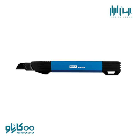 کاتر 9 میلی متری بدنه آلومینیومی نوا کد 1307 ، پرشین ابزار ، persianabzar