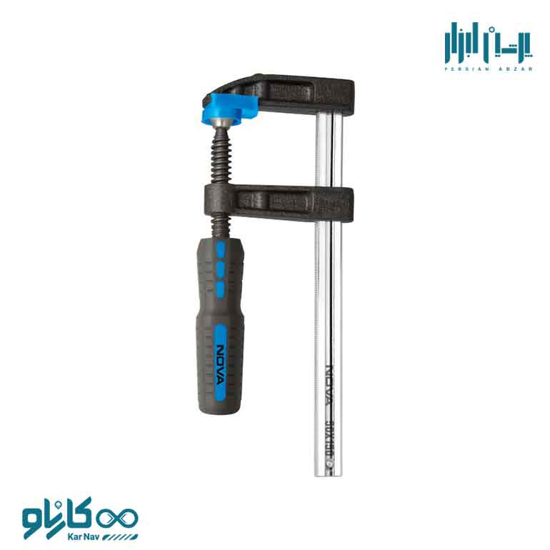 تصویر از پیچ دستی فک 80 سایز 200 میلی متر نوا کد 4056