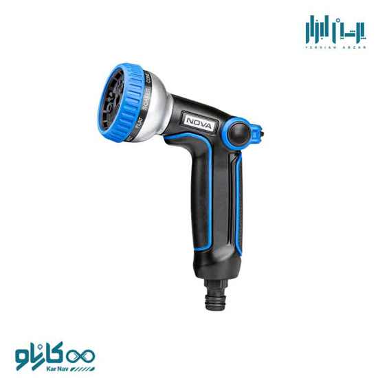 تصویر از آبپاش 9 کاره بدنه آلومینیومی نوا کد 2344