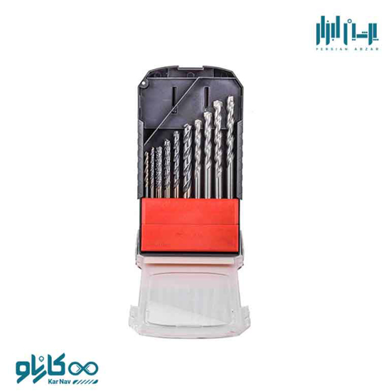 تصویر از ست مته 13 عددی توسن (مته الماس + مته آهن) کد HSS-131