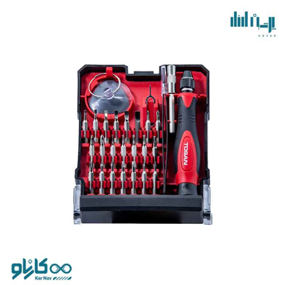 تصویر از ست پیچ گوشتی موبایلی 29 عددی توسن کد t4800k