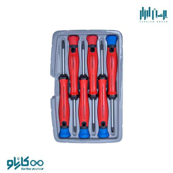 تصویر از ست پیچ گوشتی 6 عددی ساعتی سری بروسک توسن کد t4790